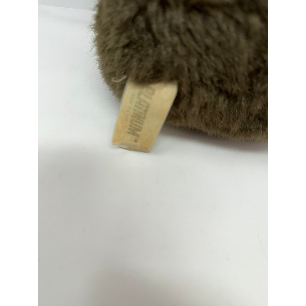 Vintage Platinum Gorilla Plush Holding Banana Brown Stuffed Animal 12 Inch - Picture 4 of 5